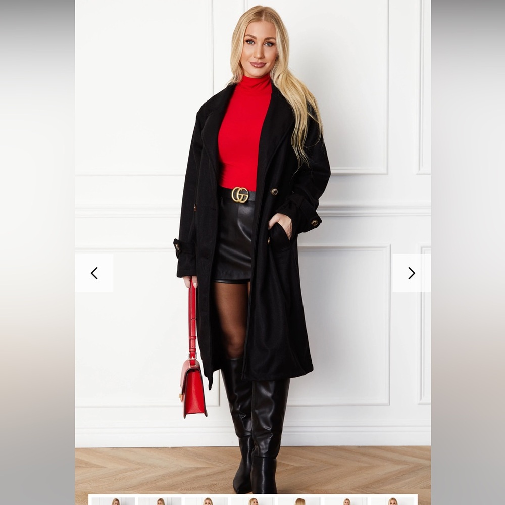 Brand new!!! Black trench